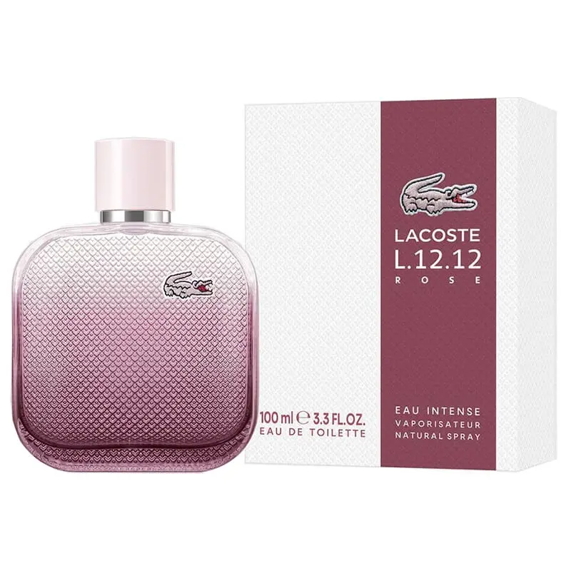 Lacoste L.12.12 Rose Eau Intense 100ml EDT (L) SP - Beauty