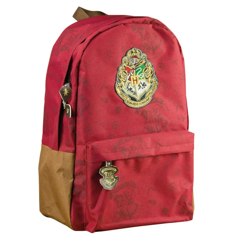 Harry Potter Wizarding World Hogwarts Crest Embroidered Boys/Girls Backpack 6y+ - Fashion