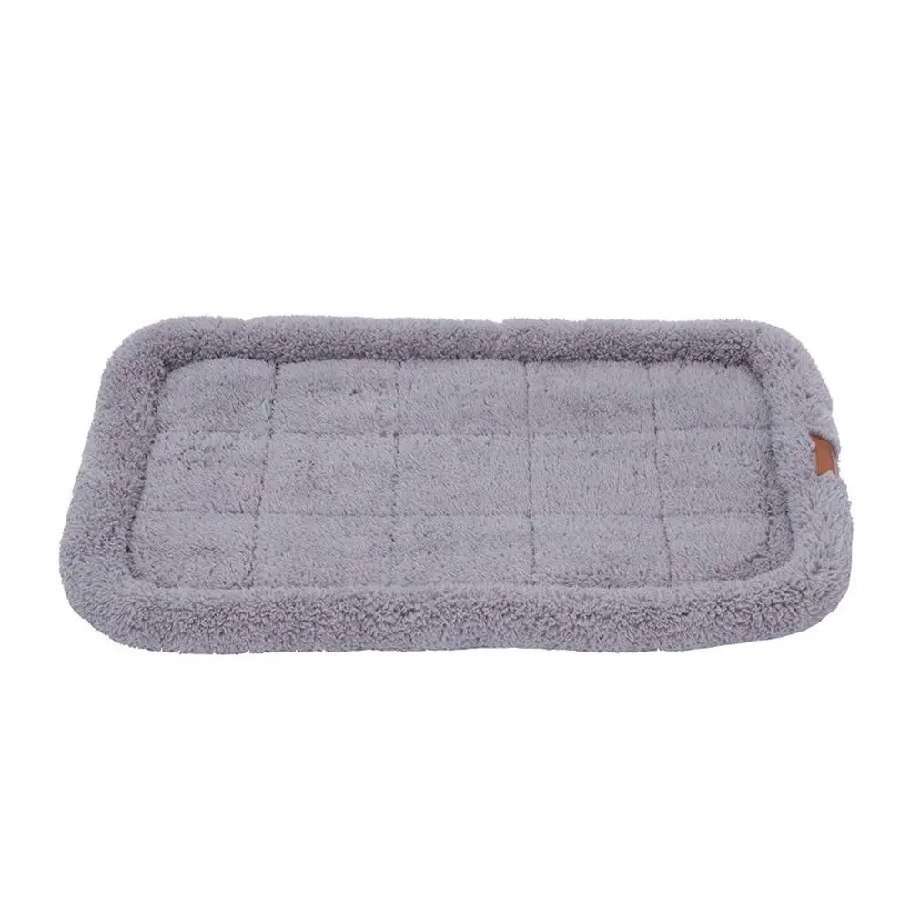 Paws & Claws Sherpa Crate/Carrier Cushion/Mattress Pet Dog 90x57cm Large Grey - Pets