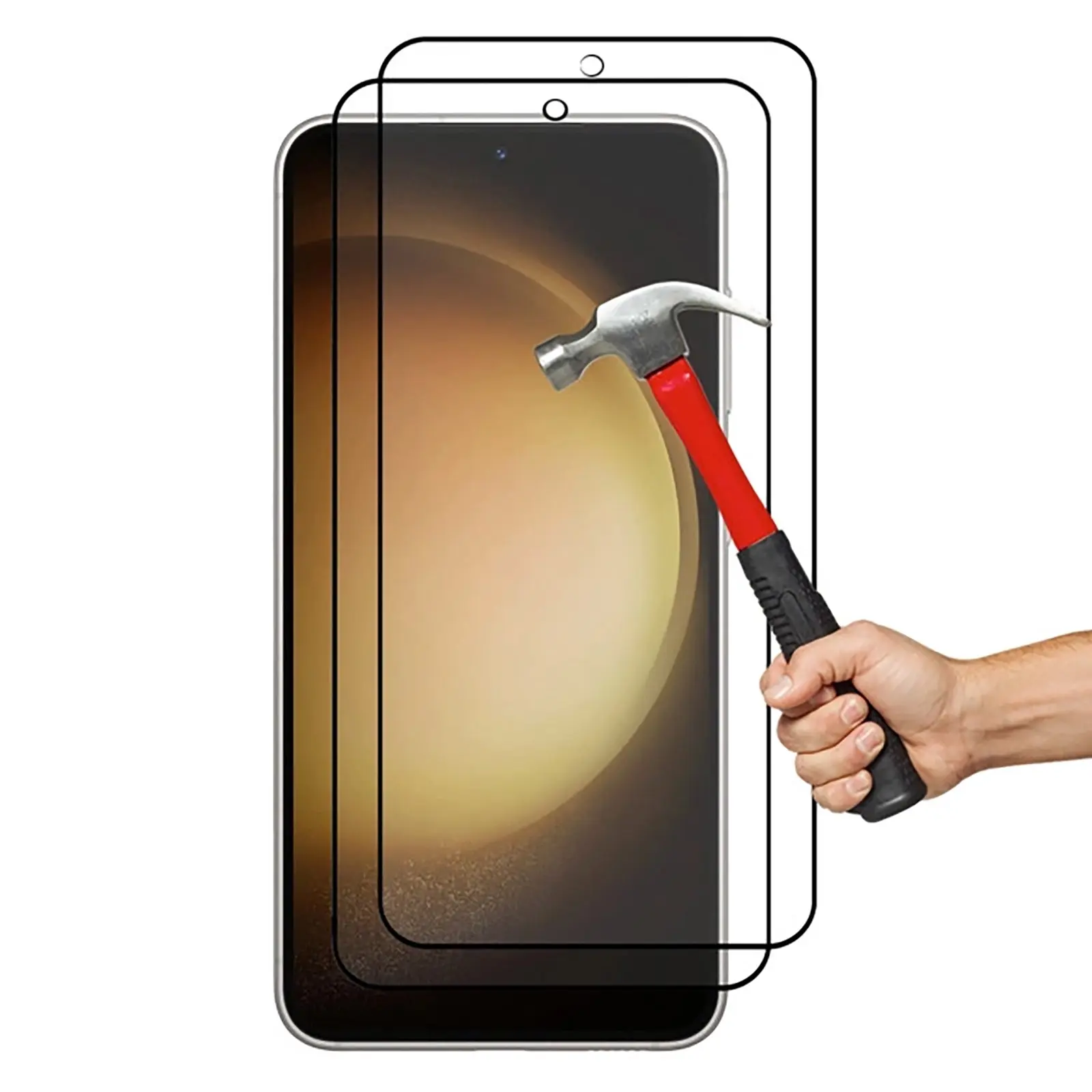 2Pcs For Samsung Galaxy S23+ PLUS Tempered Glass Screen Protector Phone Guard - Electronics