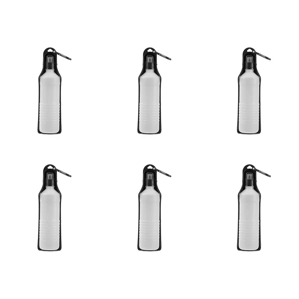 6PK Paws & Claws 500ml Pet Dog/Cat Travel Water Drinking Bottle Portable Asst - Pets