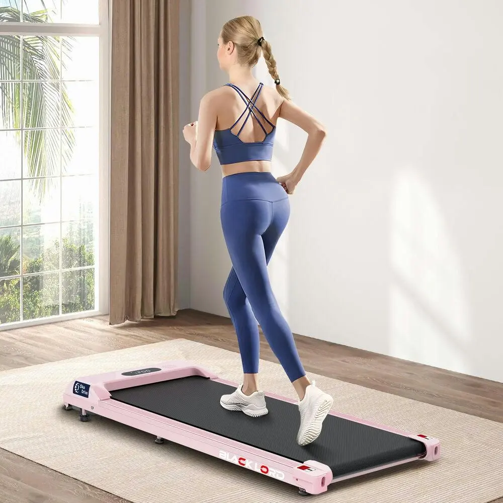 Black Lord Treadmill Electric Walking Pad Home Office Gym Fitness Pink - Sports & Outdoor