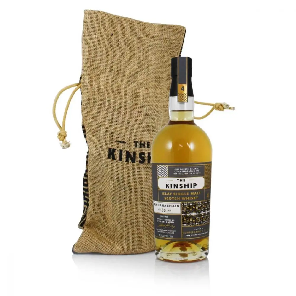 Hunter Laing & Co. The Kinship Bunnahabhain 30 Year Old Cask Strength Single Malt Scotch Whisky 700ml - Alcohol