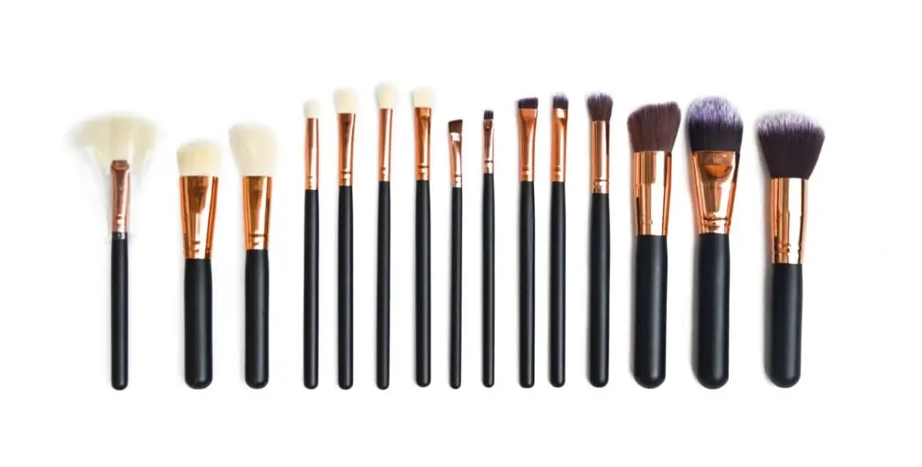 Soft 15Pcs Pro Face Powder Makeup Brushes Set Eyeshader Blending Highlight Tools - Beauty