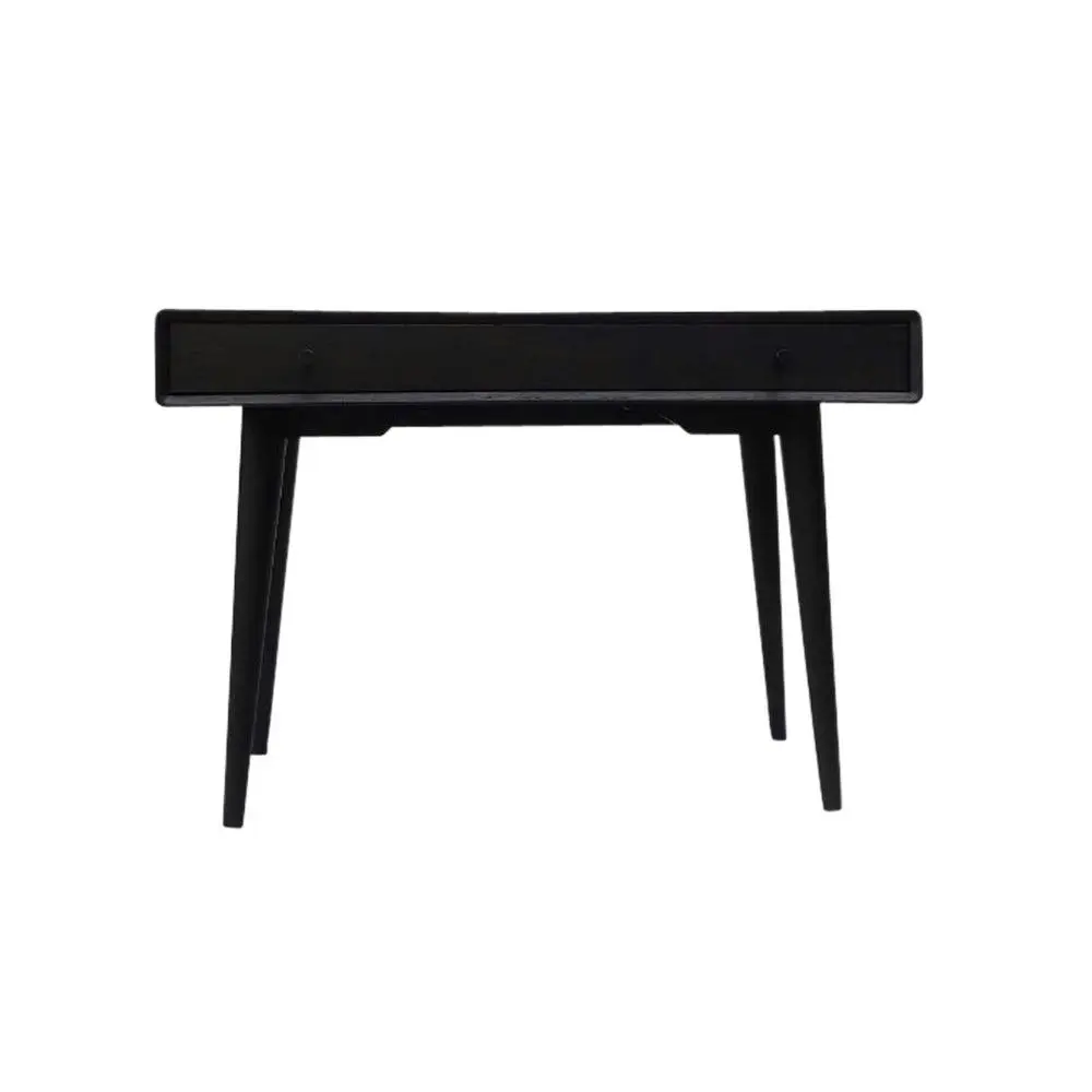 6IXTY Noche Wooden Writing Study Office Desk 110cm - Black