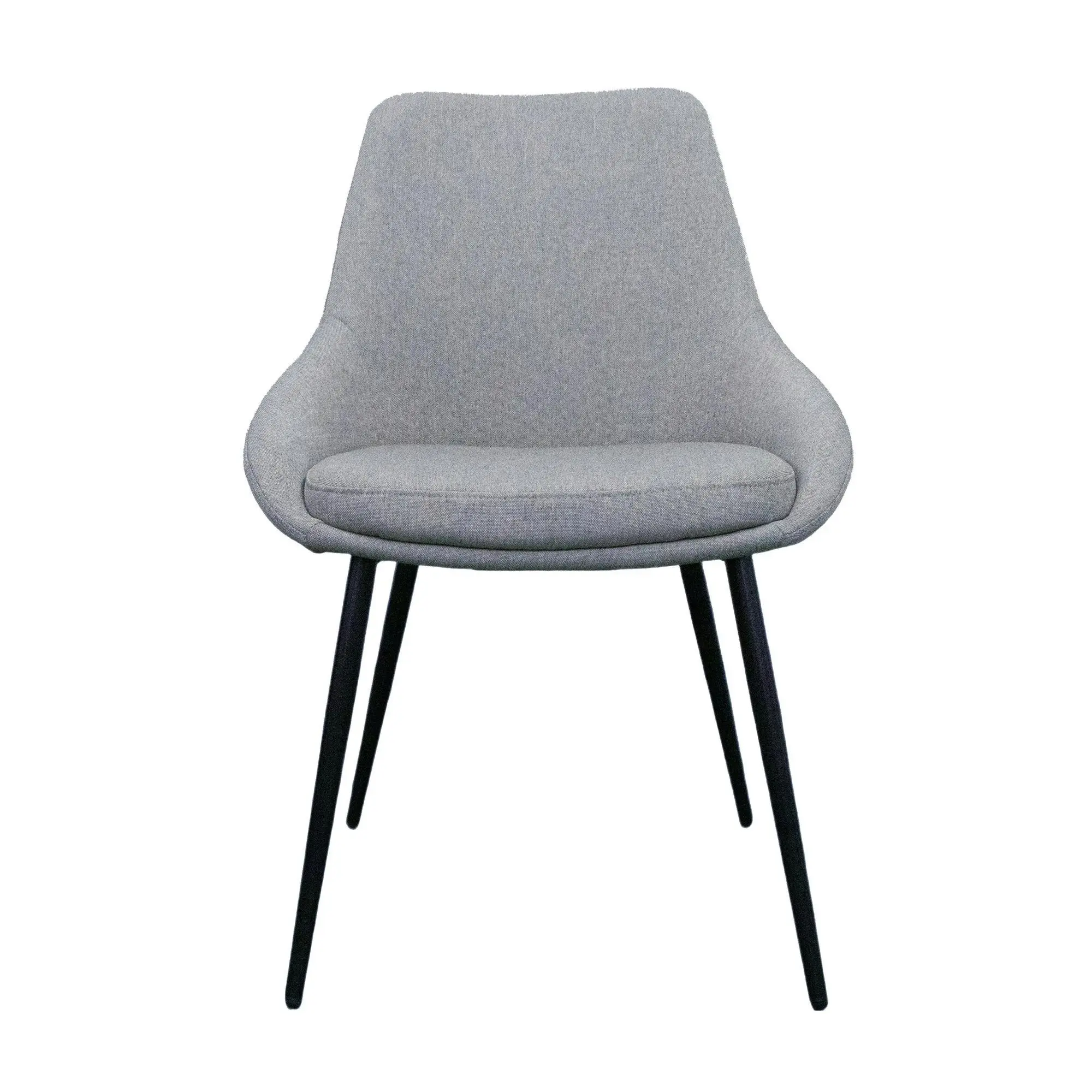 Alfie 4pc Set Fabric Dining Chair Light Grey - Furniture
