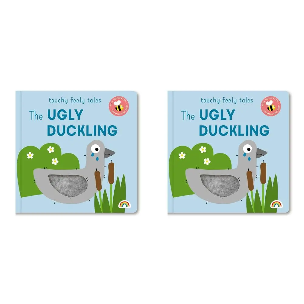 2x Really Decent Books Touchy Feely Tales The Ugly Duckling Kids Story Book 1y+ - Office