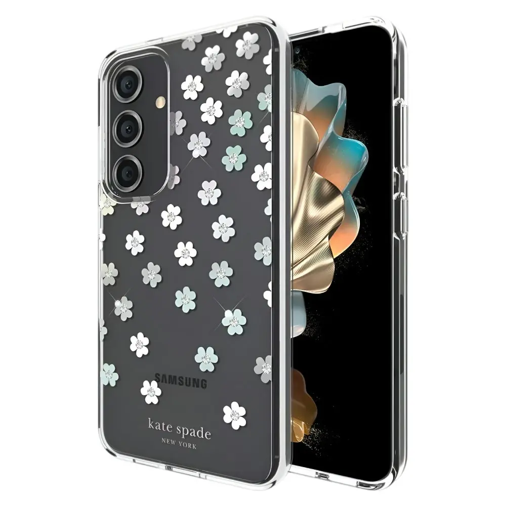 Kate Spade New York Protective Hardshell Case (Suits Galaxy S24) - Scattered Flowers