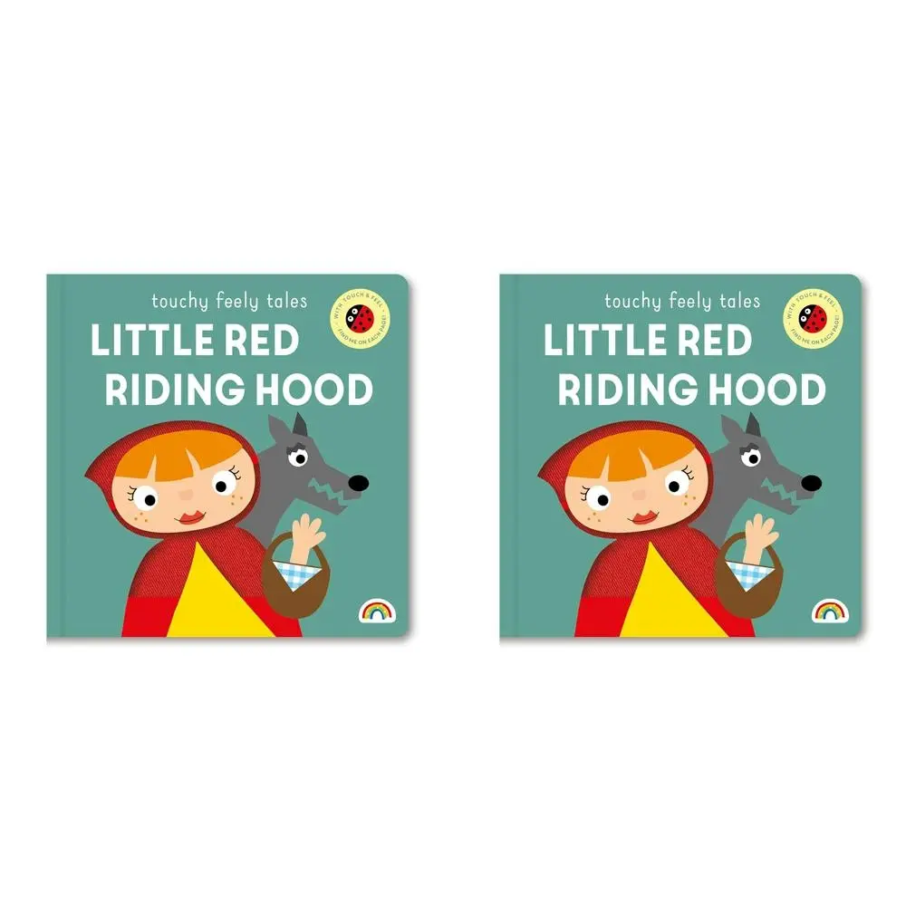 2x Really Decent Books Touchy Feely Tales Little Red Riding Kids Story Book 1y+ - Office