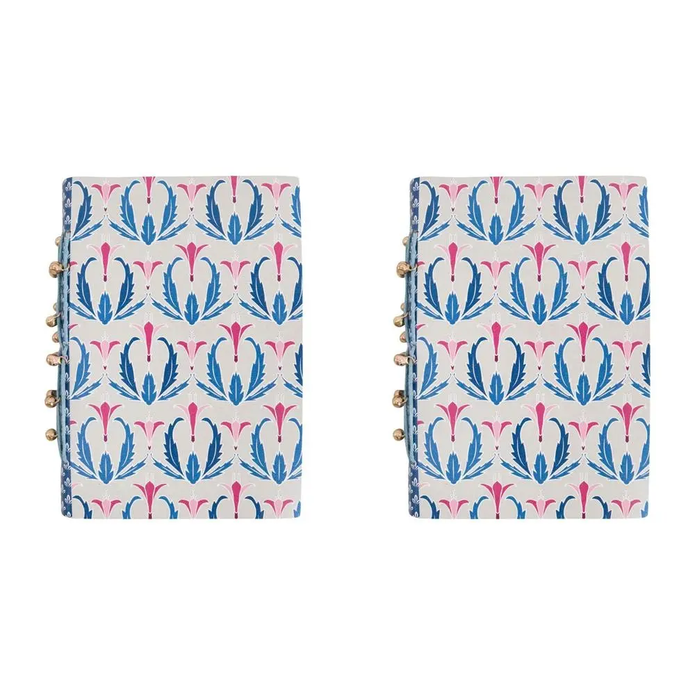 2x LVD Recycled Leather Note Book Jaya Stylish Hard Cover Journal/Diary 15x10cm - Office