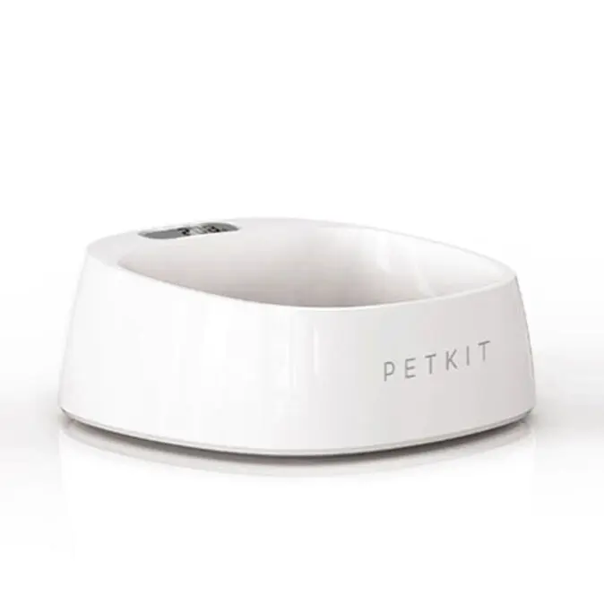 Petkit Fresh 18cm Smart Digital Scale Feeding Dish Bowl Pet Dog Cat Feeder White - Pets