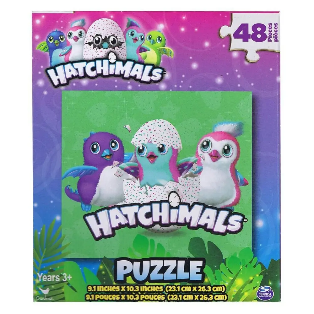 48pc Hatchimals Birds Background Jigsaw Puzzle Educational Kids/Child Toy Green - Toys & Games