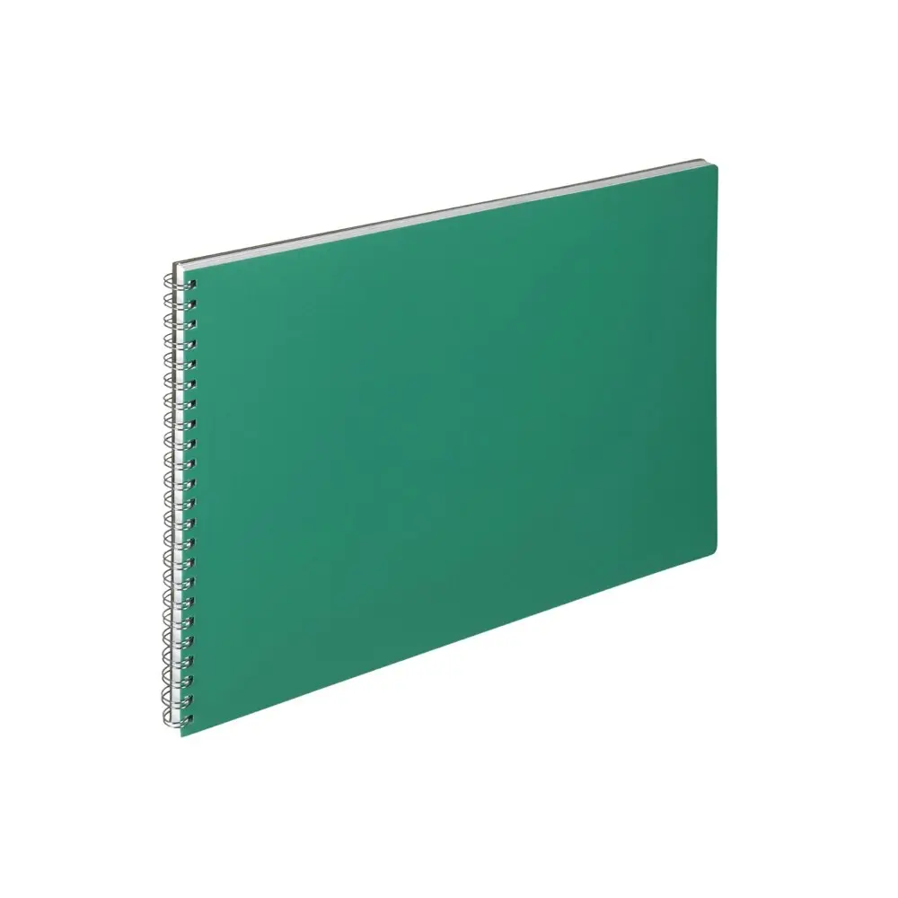 Derwent Academy Art/Craft PP Cover Visual Art Diary A3 Landscape 120pg Green - Office