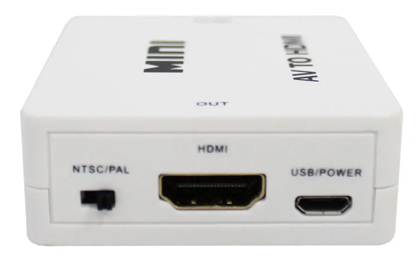 1080P Av To Hdmi Video Converter Cvbs Composite Rca Hdtv 10Bit Analog To Digital - Electronics