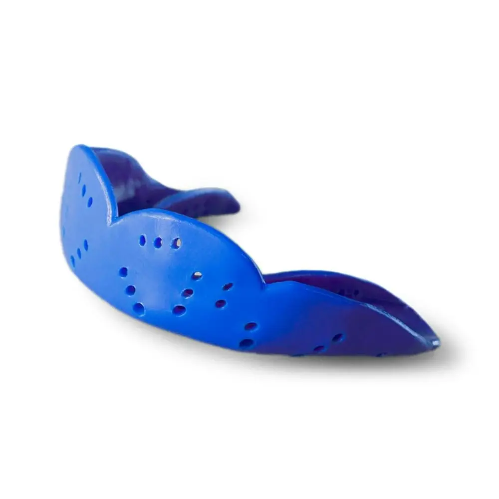 Sisu Aero Medium Mouth Guard Sports Teeth Protector Kids/Child 7y+ Royal Blue - Sports & Outdoor