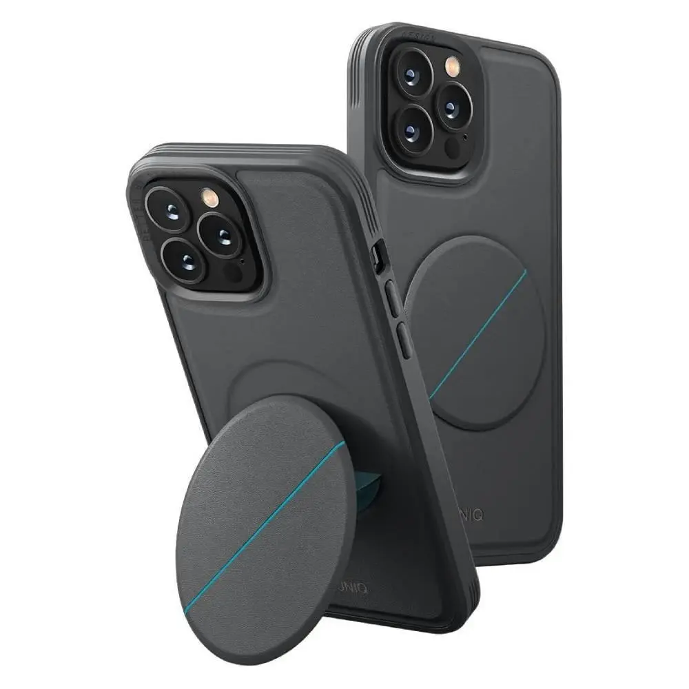 UNIQ NOVO MagneticPop Case (Suits iPhone 14 Pro Max) - Grey
