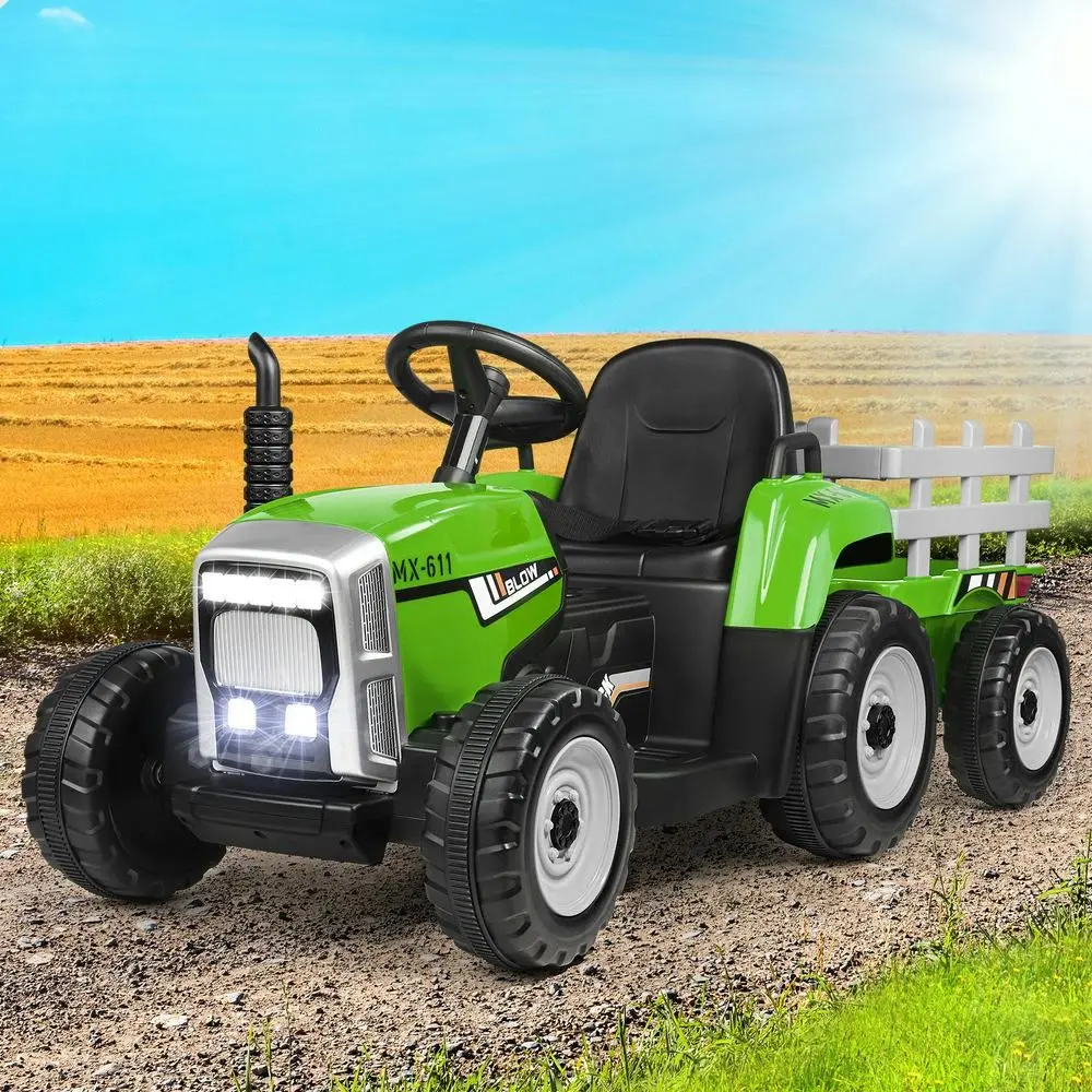 Alfordson Ride On Car Kids Tractor Toy Vehicle Child Toddlers Green - Toys & Games