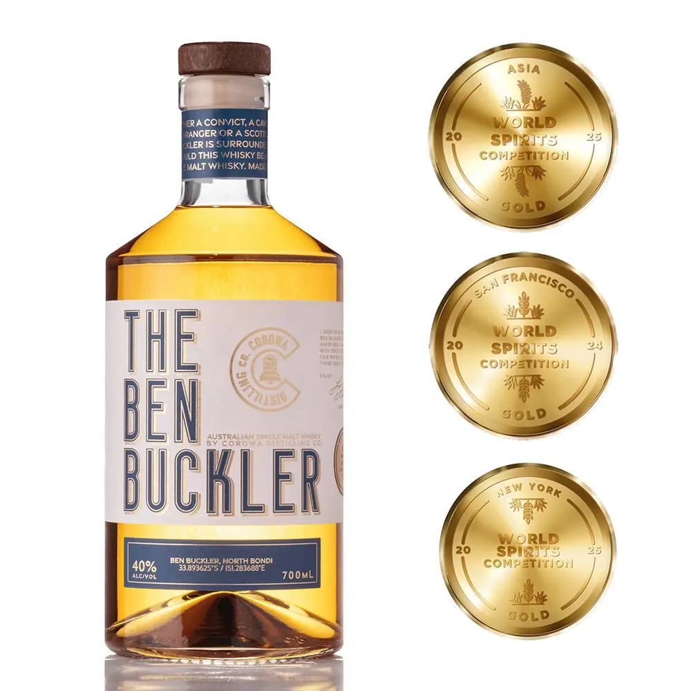 The Ben Buckler Australian Single Malt Whisky 700ml - Alcohol