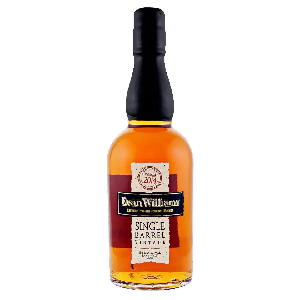 Evan Williams Single Barrel Vintage Bourbon 700ml - Alcohol