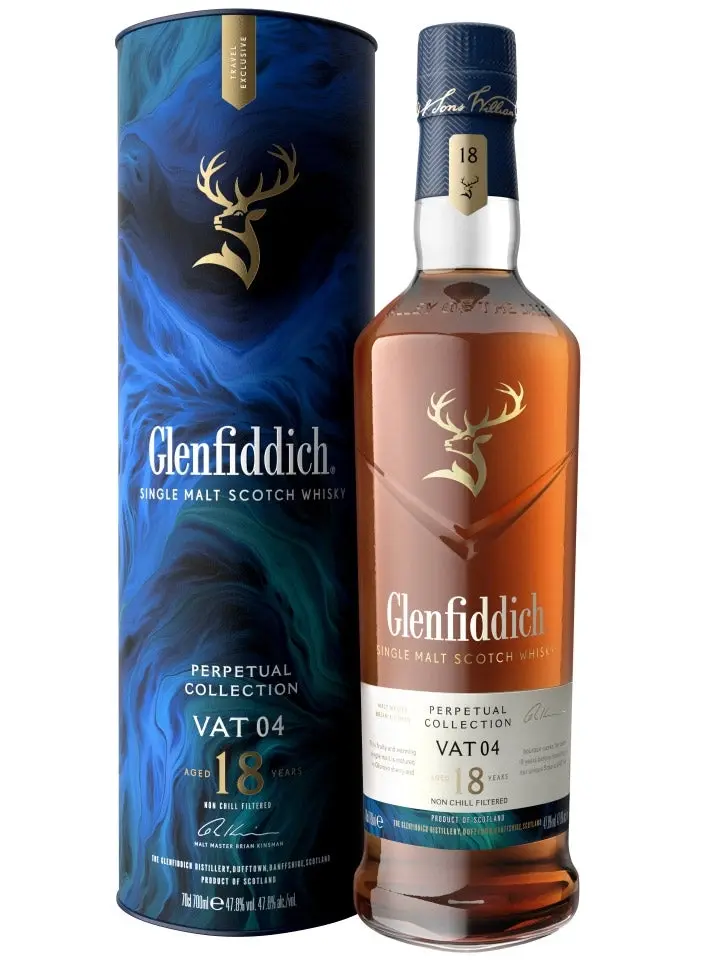 Glenfiddich 18 Year Old Perpetual Collection Vat 04 Single Malt Scotch Whisky 700ml - Alcohol