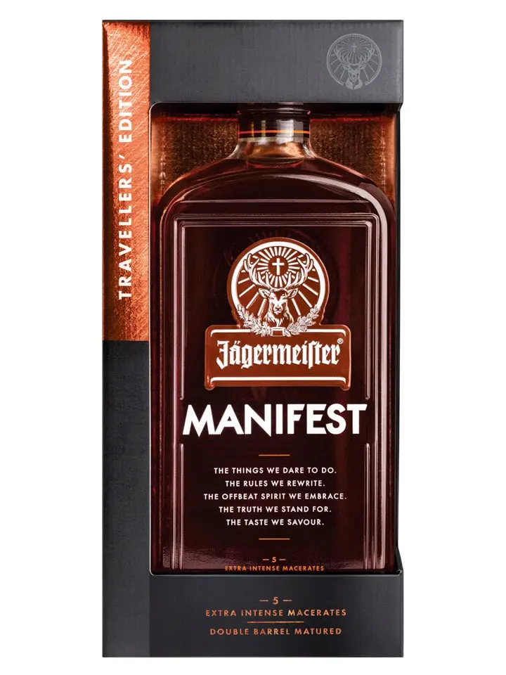 Jagermeister Manifest With Gift Box Herb Liqueur 1l - Alcohol