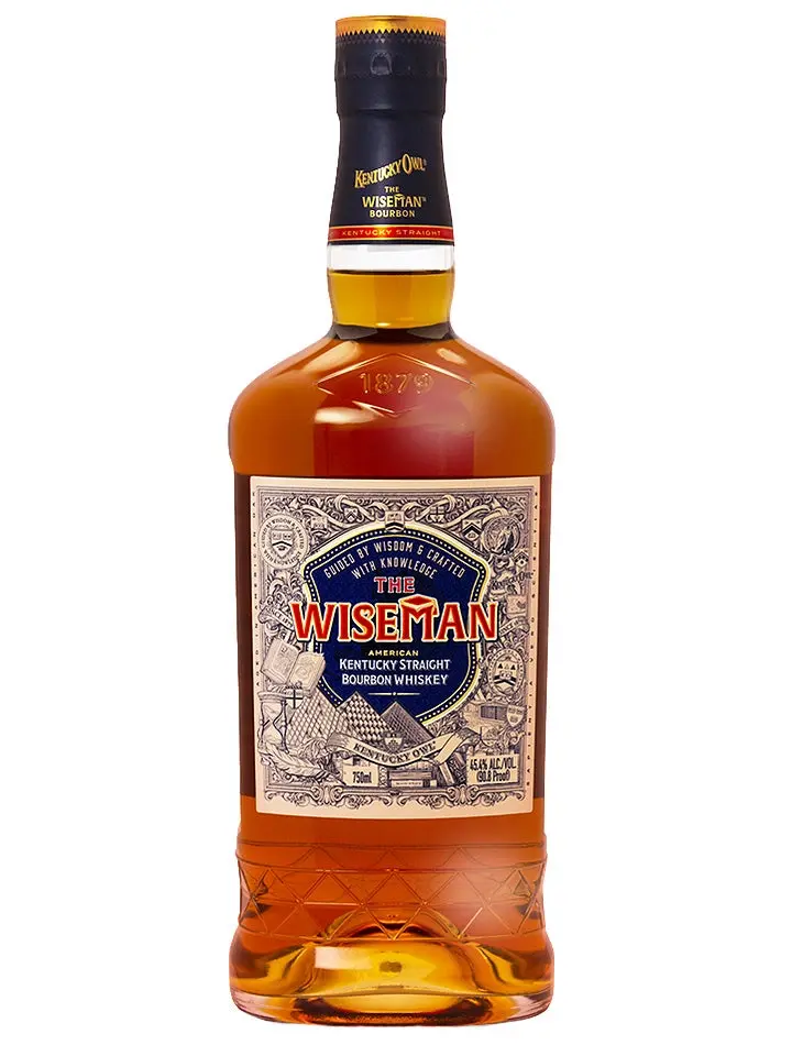 Kentucky Owl The Wiseman Kentucky Straight Bourbon Whiskey 700ml - Alcohol