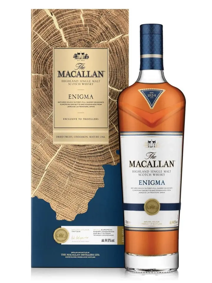 The Macallan Enigma Highland Single Malt Scotch Whisky 700ml - Alcohol