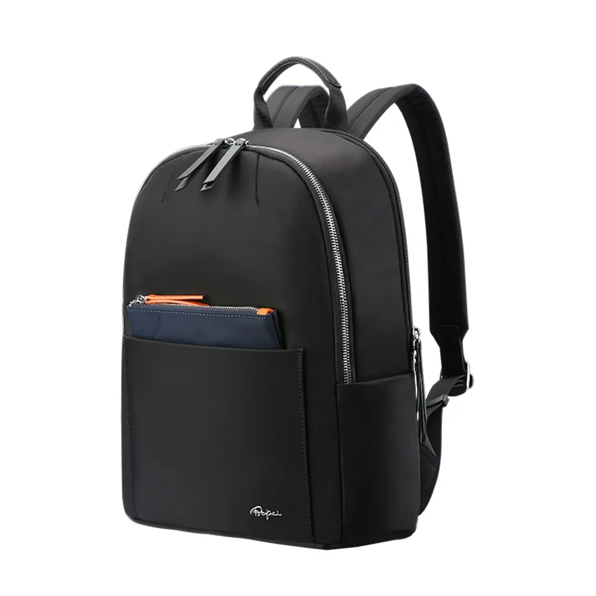 Bopai Luxury Style Waterproof Daypack Women's Business Backpack Travel Shoulder Bag B98111 Black 14" Laptop - Fashion