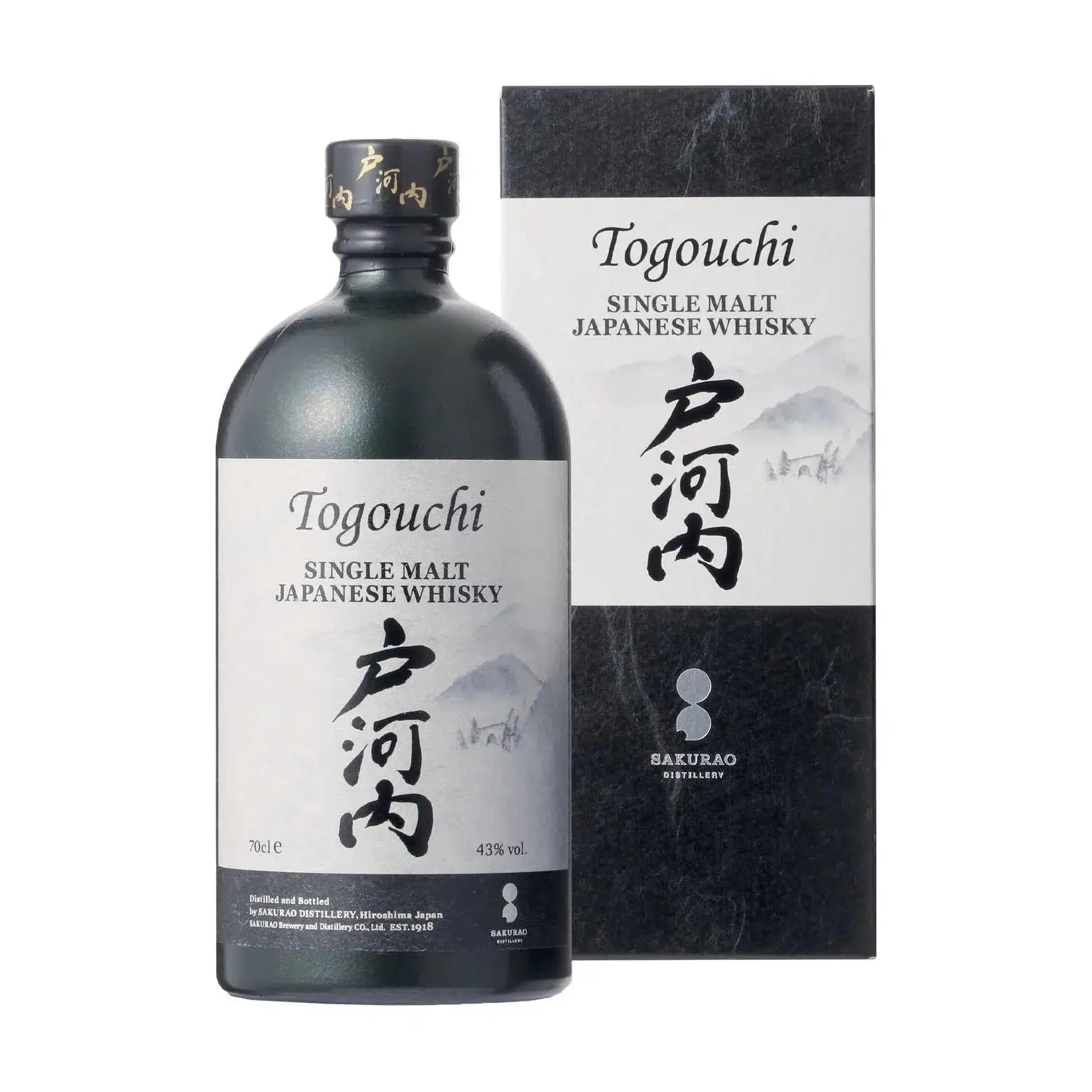 Togouchi Single Malt Japanese Whisky 43% 700ml - Alcohol