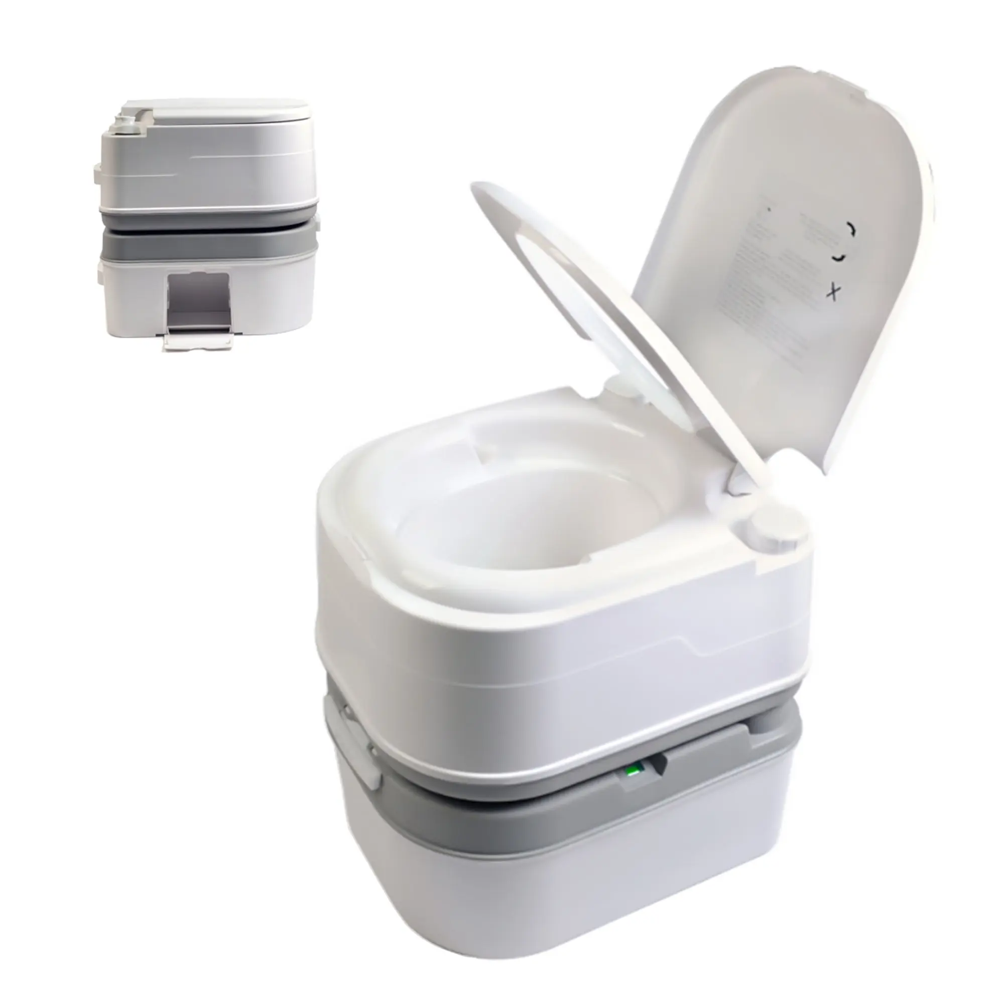 Salesbay Portable Camping Toilet Flushable Outdoor Sealed Tank Travel Caravan - Sports & Outdoor