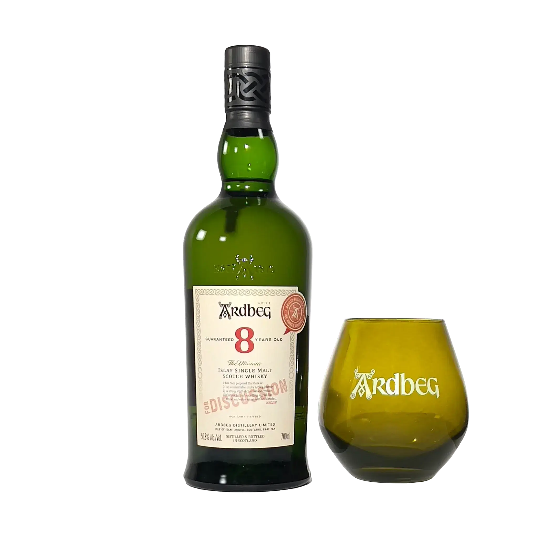 Ardbeg For Discussion Committee Release 8YO & Tumbler Glass 700ml - Alcohol
