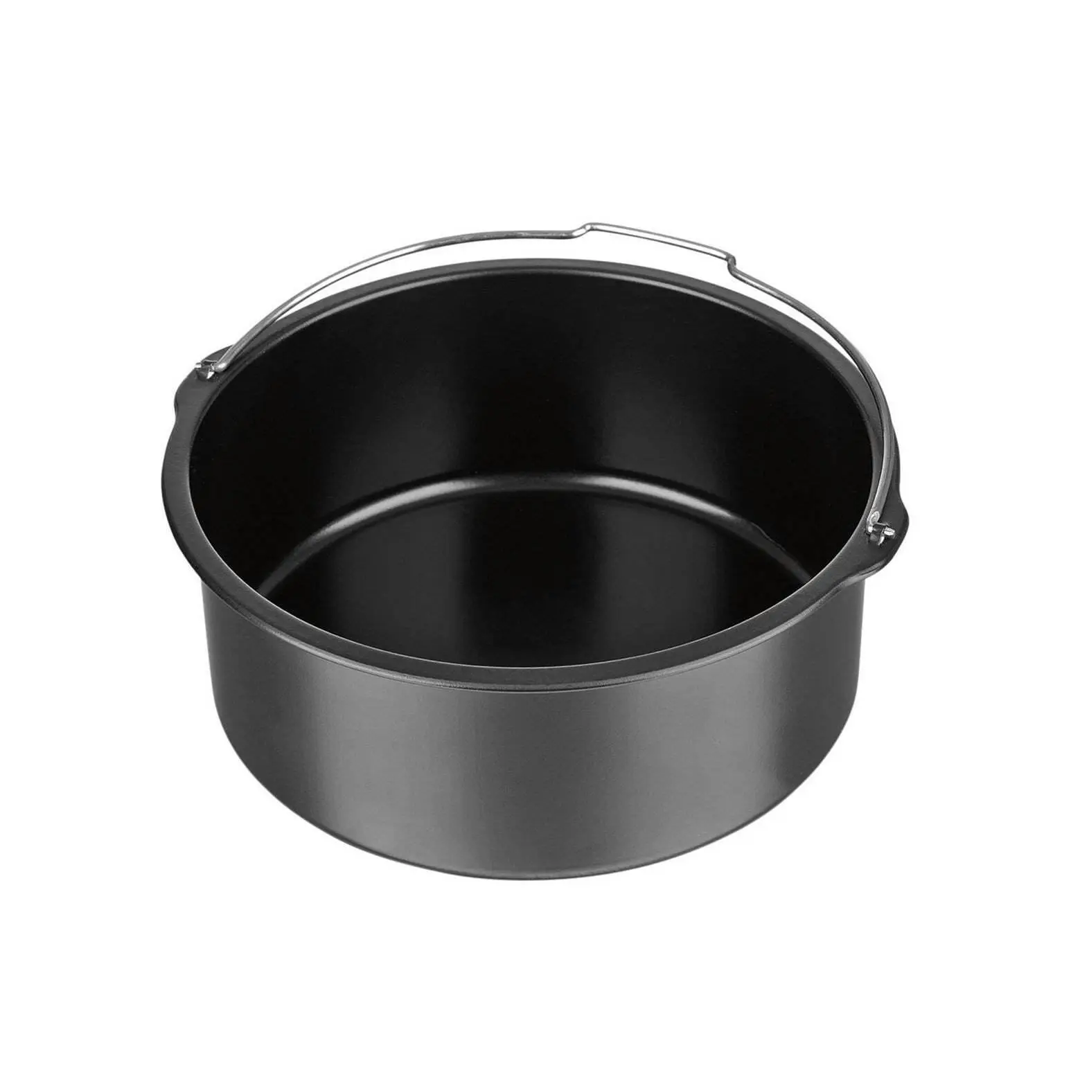 Black 8-inch Air Fryer Cake Pan