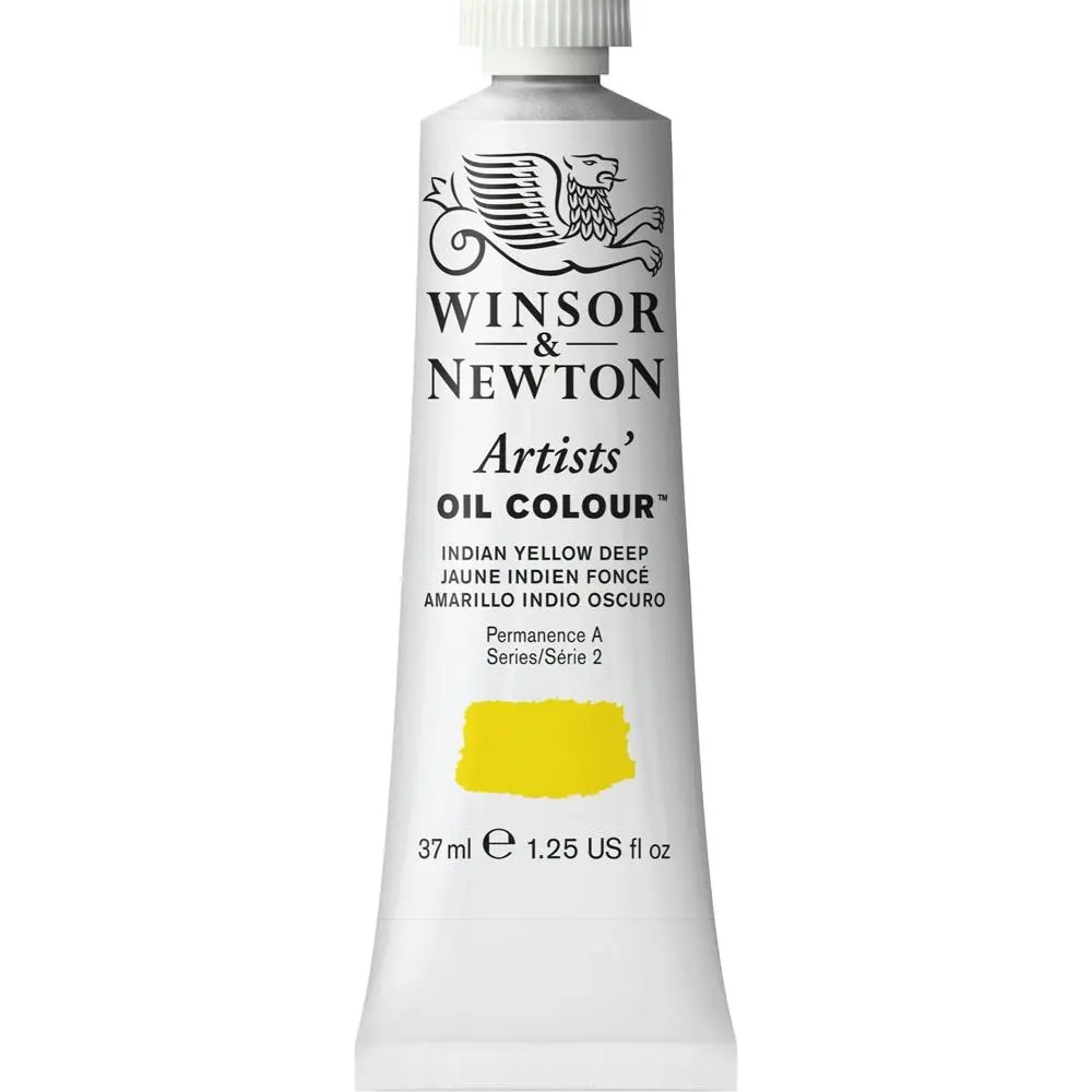 Winsor & Newton Artists Oil Colour 37ml Paint Tube Indian Yellow Deep Series 2 - Hobbies