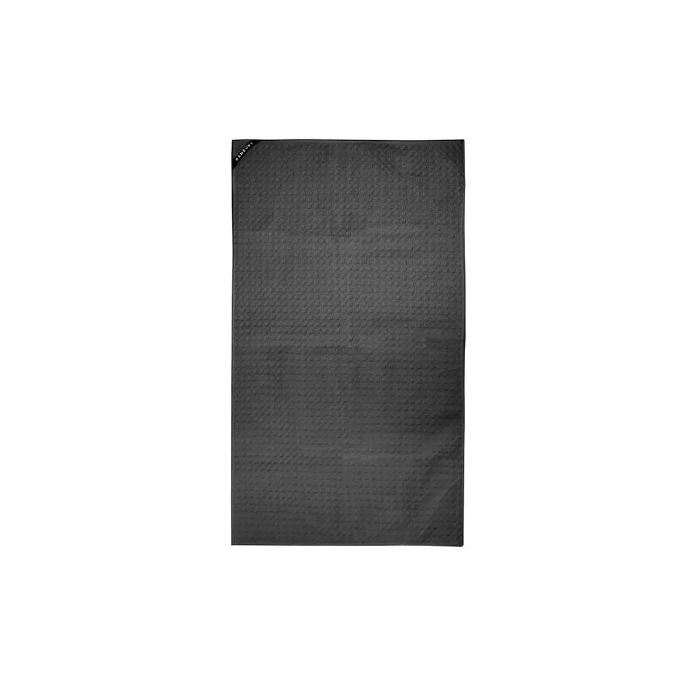 Bambury Matrix Workout Microfibre Gym Towel Small Charcoal 40 x 70cm Knitted - Sports & Outdoor