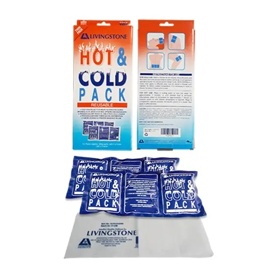 Livingstone Hot & Cold Pack in Pair 24.5 x 11.5cm 1 Box - Health