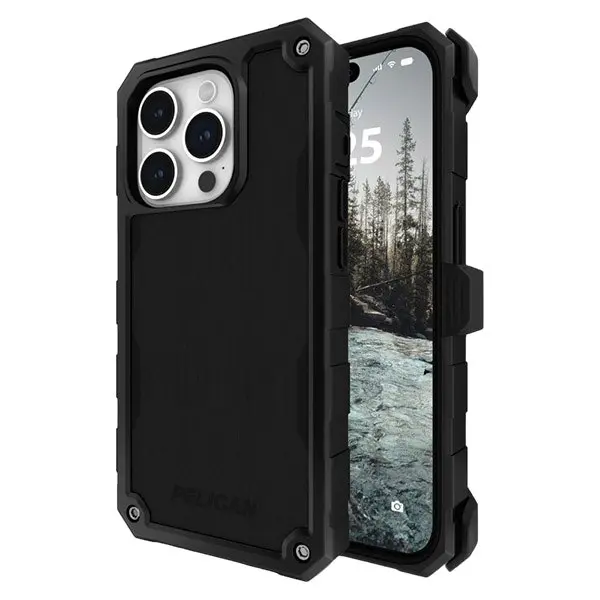Pelican Shield MagSafe Case (Suits iPhone 15 Pro) - Black