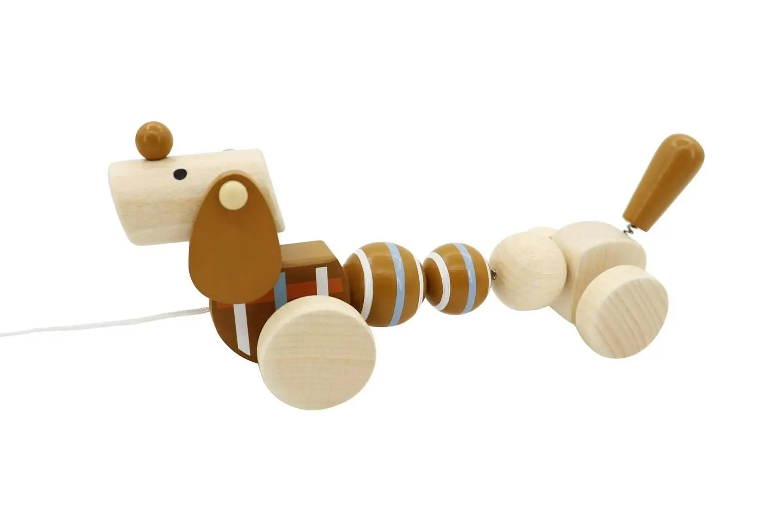 Kaper Kidz 23cm Calm & Breezy Pull Along Sausage Dog Kids/Toddler Play Toy 12m+ - Toys & Games