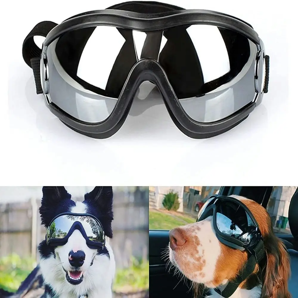 Dog Goggles UV Protection Dog Sunglasses Dogs Eyewear for Wind, Dust, Snow Protection - Pets