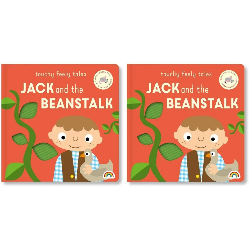 2x Really Decent Books Touchy Feely Tales Jack & The Beanstalk Kids Book 1y+ - Office