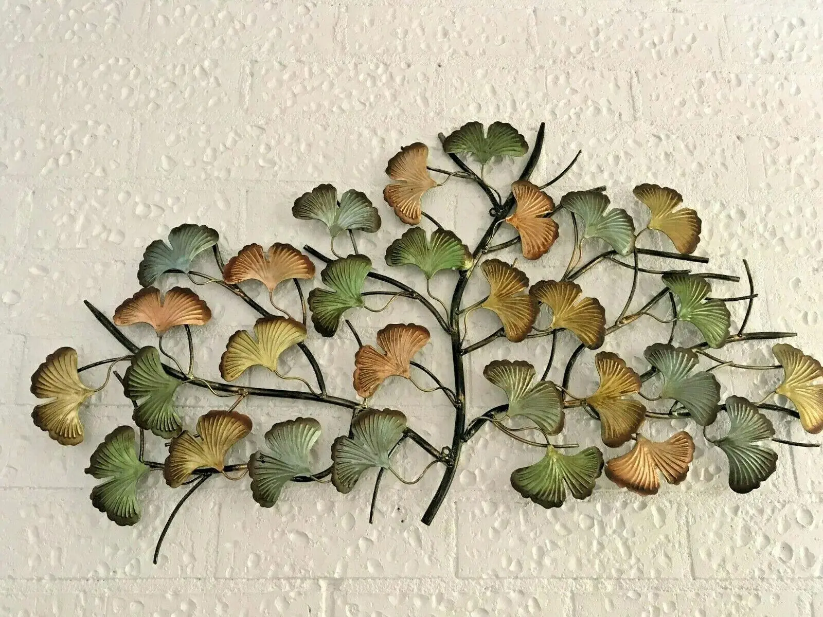 Metal Wall Sculpture Figurine - Home & Garden