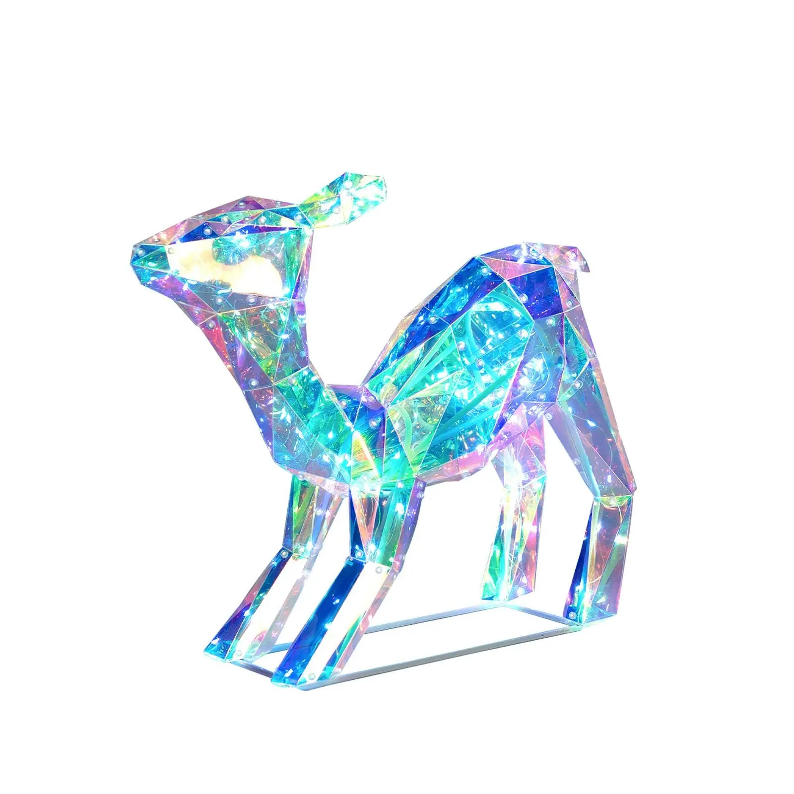 Christmas Motif Lights Led Acrylic Fawn Decor AU LED Lights - Home & Garden