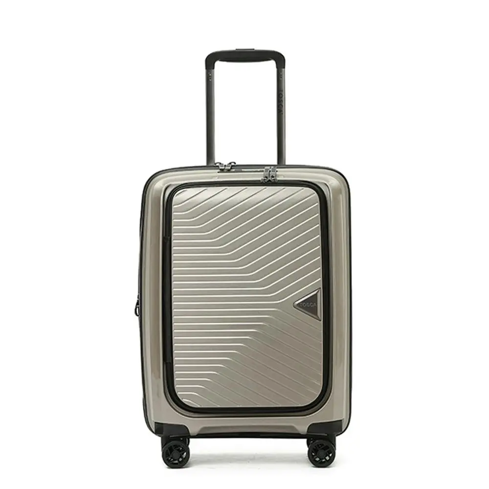 Tosca Space X 20" Travel Luggage Carry On Baggage Suitcase Trolley Bag Champagne - Fashion