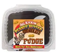 ASS KICKIN PEANUT BUTTER FUDGE 226G - Groceries