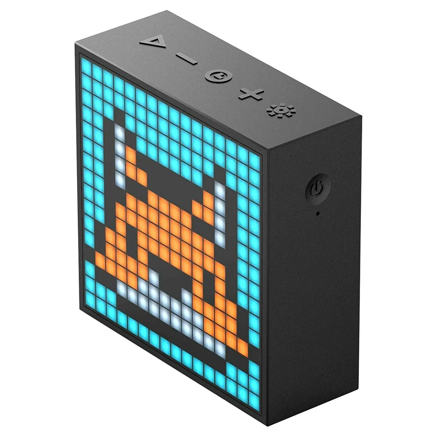 Divoom Timebox Evo Portable Bluetooth Pixel Art Speaker with 256 Programmable LED Panel 3.9 x 1.5 x 3.9 inches - Electronics