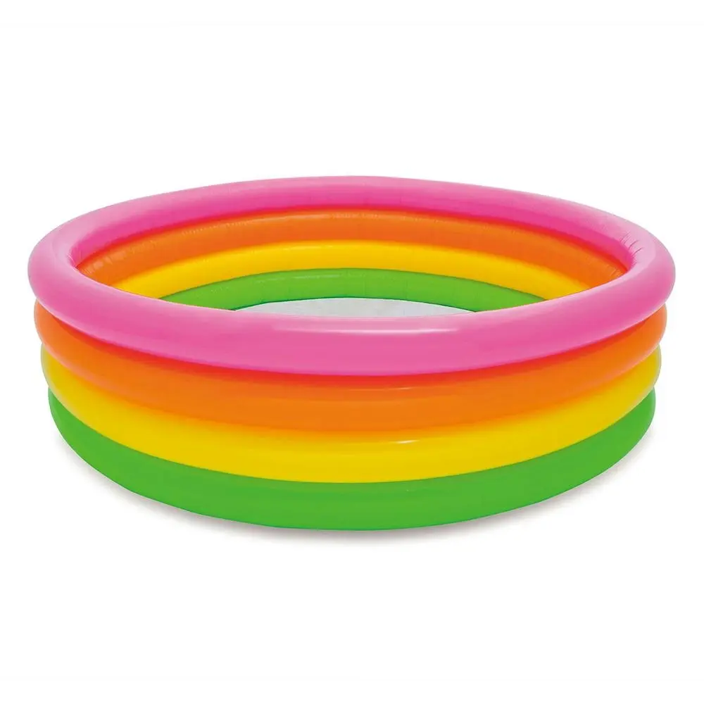 Intex 168x46cm Outdoor/Patio Inflatable Kids/Children Round Swimming Pool 3y+ - Home & Garden