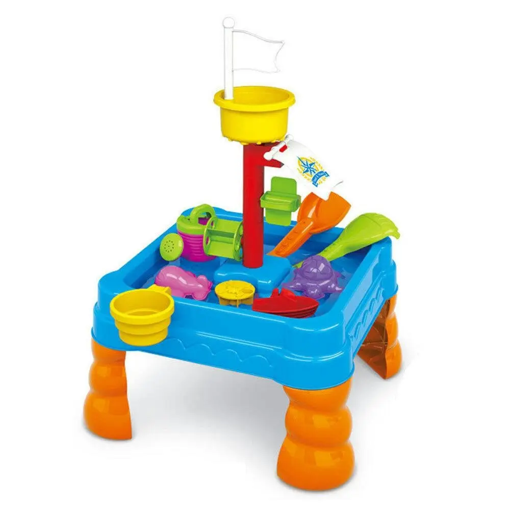 58cm Kids Sand/Water Activity Child Play Table Fun/Outdoor Sandpit Toys Set 21pc - Toys & Games