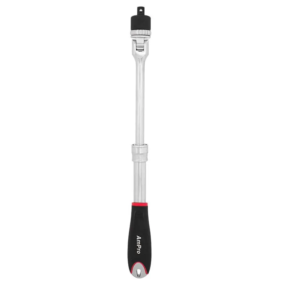 Ampro 3/8" Drive Extendable Head Ratchet/Socket Spanner Chrome Tool T29929 - Hardware
