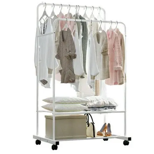 White Organizer for Clothes and Shoes - Home & Garden