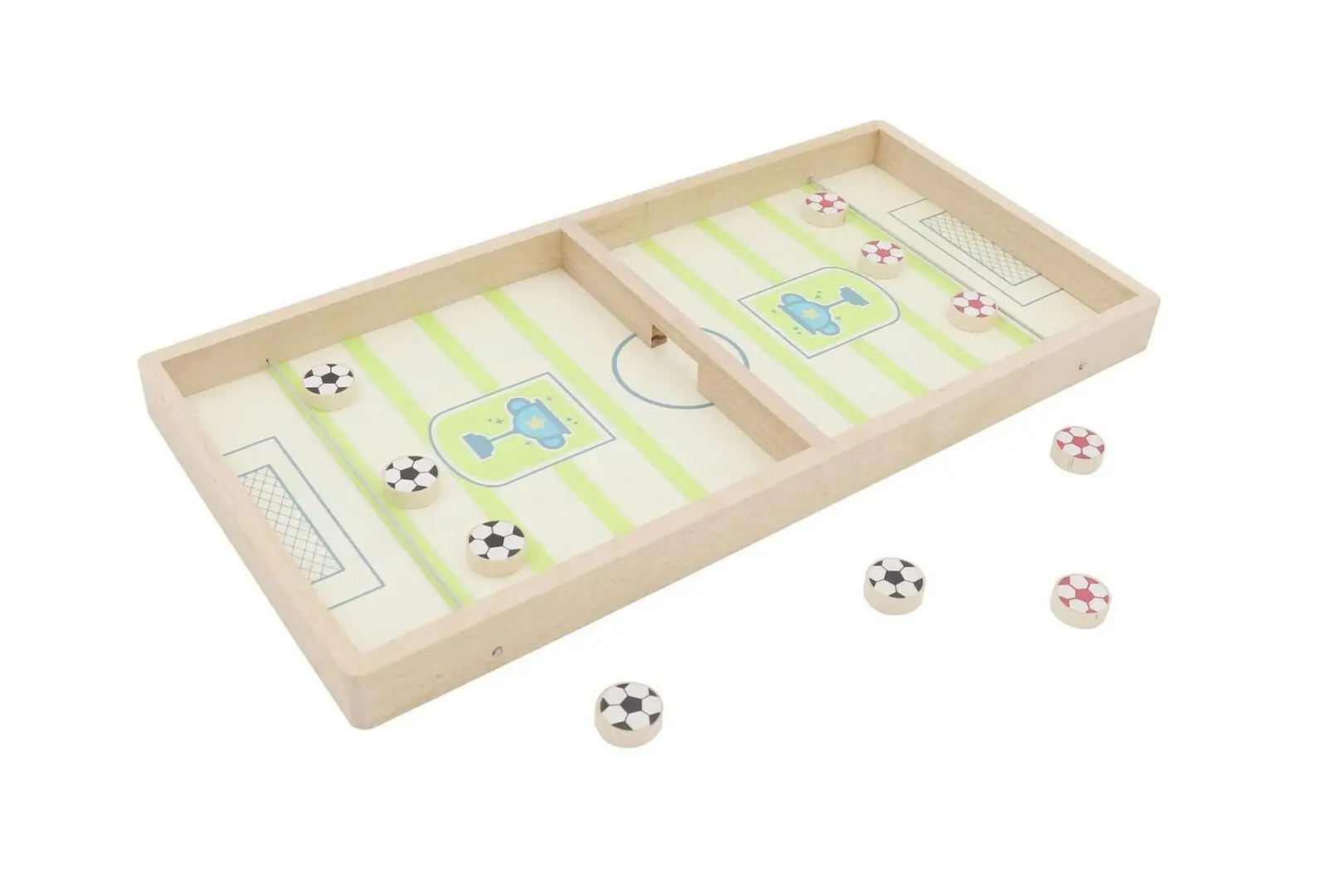 Kaper Kidz Wooden Sling Soccer 3+ Kids/Children Fun/Educational Table Game - Toys & Games