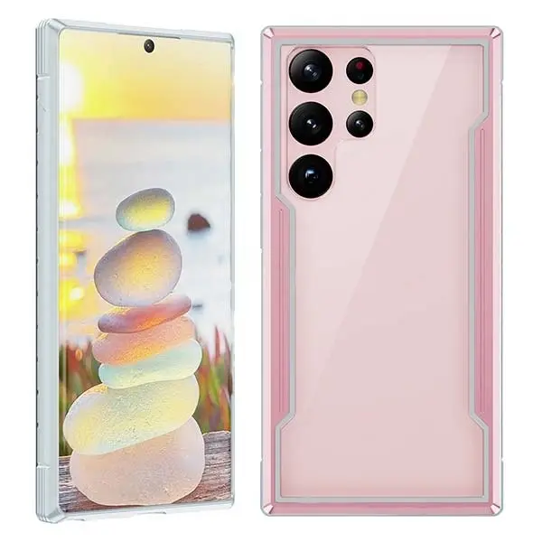 Soka Metal Case (Suits Galaxy S23 Ultra) - Rose Gold